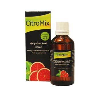 CITROMIX greipfrutų sėklų ekstraktas, nuo ., 50 ml, 3 m