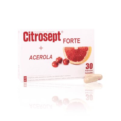 Citrosept Forte + Acerola kapsulės N30