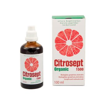 Citrosept Organic 1500 greipfrutų ekstraktas, 100 ml