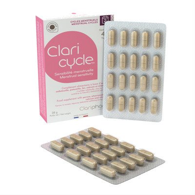 CLARICYCLE, maisto papildas esant skausmingoms menstruacijoms, 40 tablečių