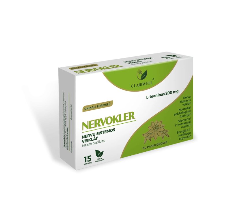 CLARIWELL NERVOKLER kaps. N15
