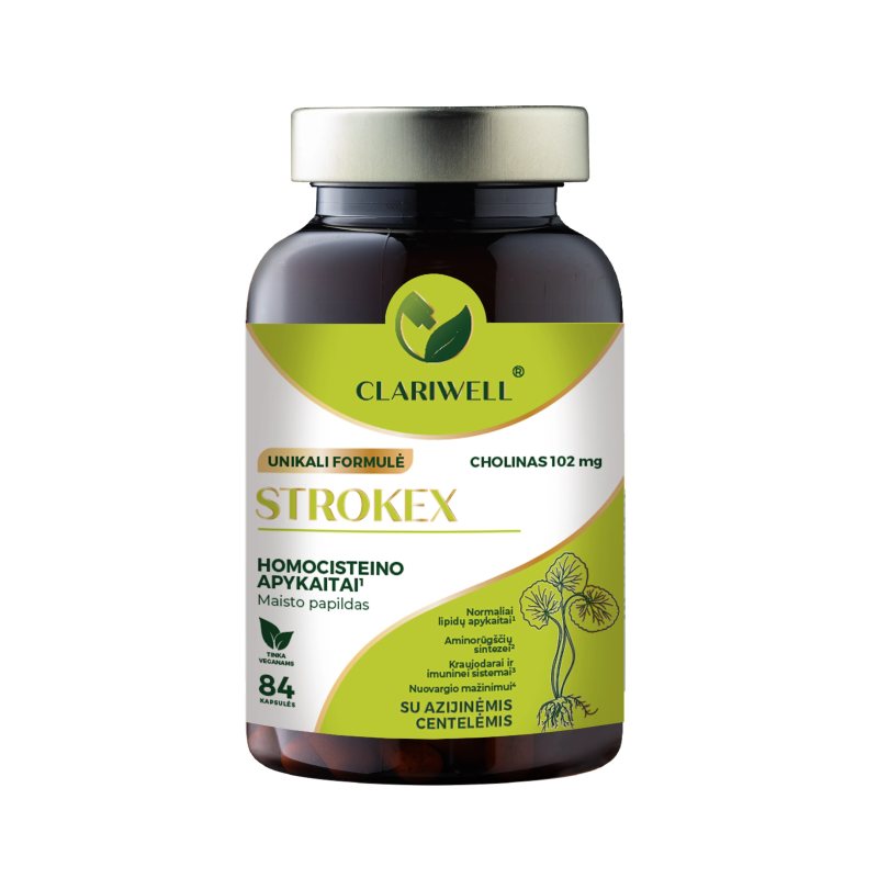 CLARIWELL STROKEX, 84 kapsulės, 84 vnt
