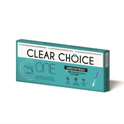 CLEAR CHOICE ONE, nėštumo testas juostelė