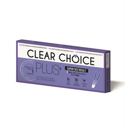 CLEAR CHOICE PLUS, nėštumo testas juostelė