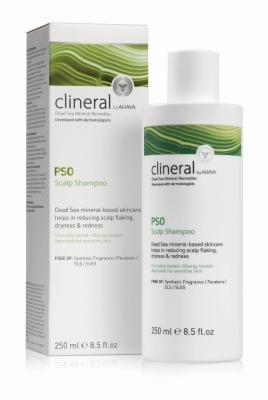 CLINERAL by AHAVA PSO galvos odos šampūnas, 250 ml