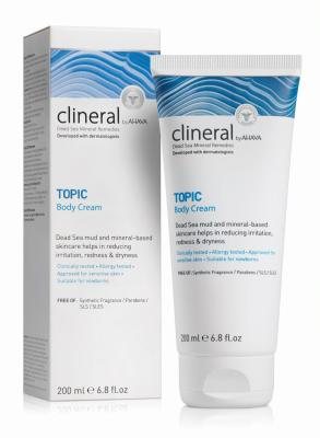 CLINERAL by AHAVA TOPIC kūno kremas, 200 ml