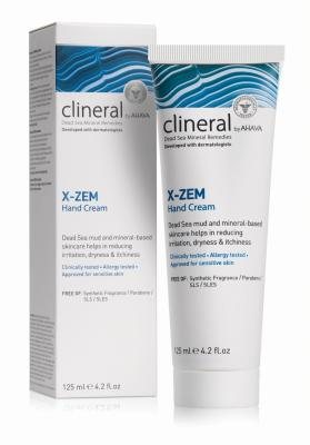 CLINERAL by AHAVA X-ZEM rankų kremas, 125 ml