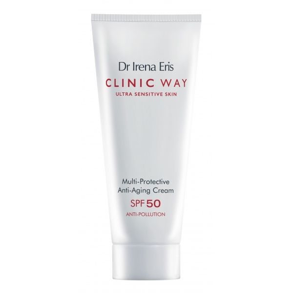 CLINIC WAY apsauginis veido kremas nuo oro taršos ANTI-POLLUTION, SPF50, 40 ml