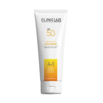Cliniclab 50+Spf Protector Sun Cream - apsauginis kremas nuo saulės SPF 50+, 50 ml