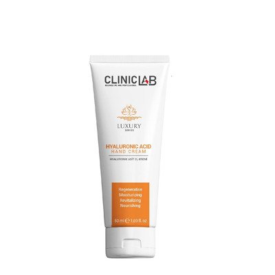 Cliniclab Hyaluronic Acid Hand Cream - rankų kremas su hialurono rūgštimi, 50 ml