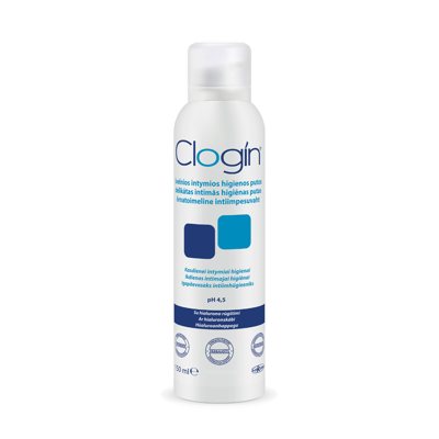 CLOGIN, intymios higienos prausimosi putos, pH 4,5, 150 ml
