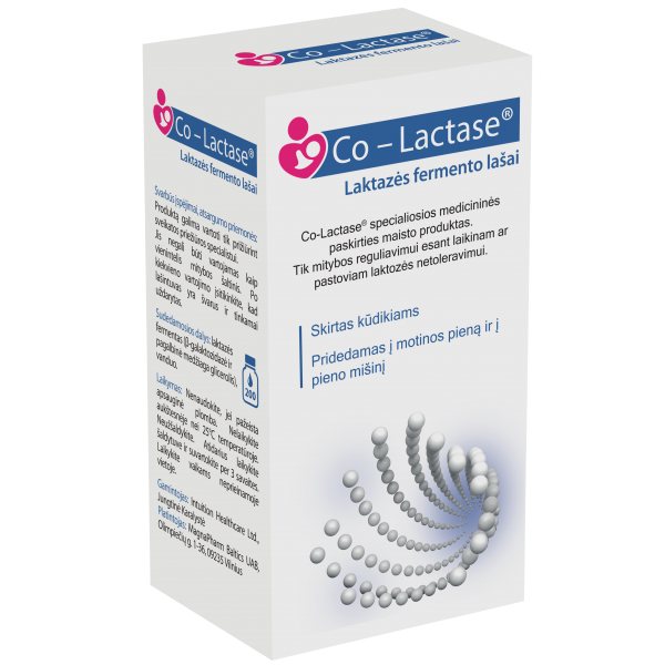 CO-LACTASE fermento lašai, 10 ml