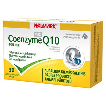 COENZYME Q10 Max 100 mg kapsulės N30