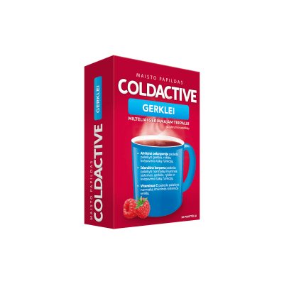 Coldactive Gerklei milteliai geriamajam tirpalui N10