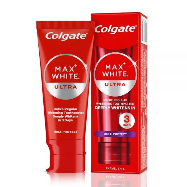 COLGATE balinanti dantų pasta Max White Ultra Multi Protect, 50 ml