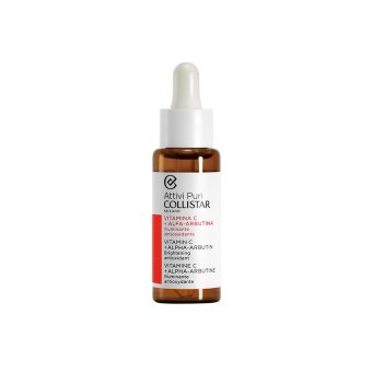 COLLISTAR, VITAMIN C + ALPHA-ARBUTIN skaistinamasis veido serumas, ATTIVI PURI, 30 ml