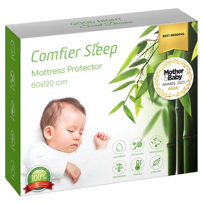 Comfier Sleep neperšlampanti paklodė, ., 60 x 120 cm