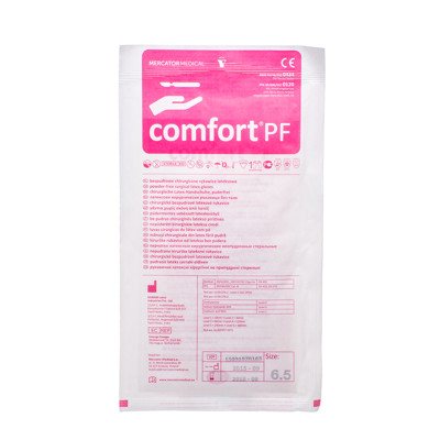 COMFORT, sterilios pirštinės be pudros, Nr. 6,5, 2 vnt