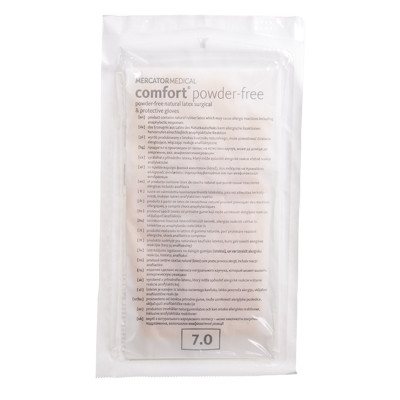 COMFORT, sterilios pirštinės be pudros, Nr. 7, 2 vnt