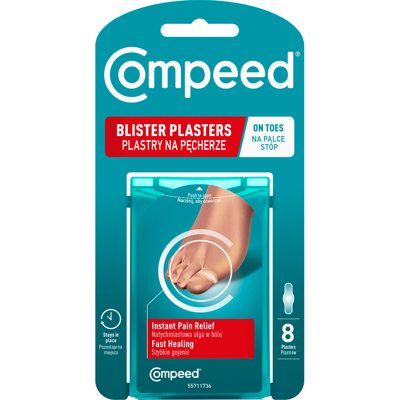 COMPEED, pleistras kojų pirštų pūslėms, 8 vnt