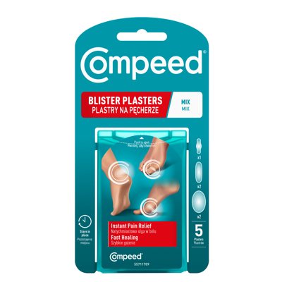 COMPEED, pleistrų rinkinys pūslėms (trijų skirtingų dydžių), 5 vnt