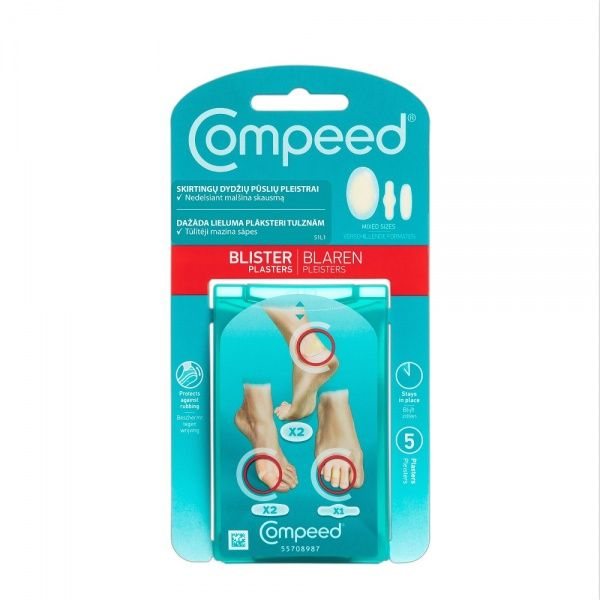 COMPEED pūslių pleistrų rinkinys, 5 vnt