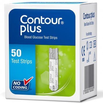 CONTOUR PLUS diagnostinės juostelės N50
