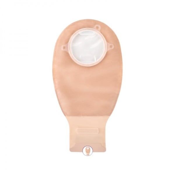 CONVATEC atviri maišeliai su filtru dvigubu užsegimu NATURA +, 10 vnt., 38 mm
