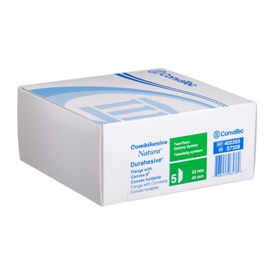 CONVATEC NATURA CONVEX, išmatų rinktuvų plokštelė, išgaubta, kerpama, 22/, 5 vnt., 45 mm