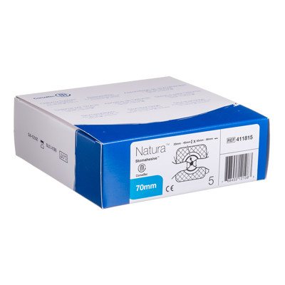 CONVATEC NATURA FLAT MOLDABLE, išmatų rinktuvų plokštelė, plokščia, 70 mm, 5 vnt., 45 mm - 56 mm
