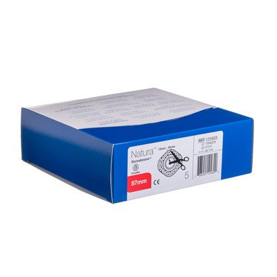 CONVATEC NATURA FLEXIBLE, išmatų rinktuvų plokštelė, kerpama, lanksti, 5 vnt., 57 mm