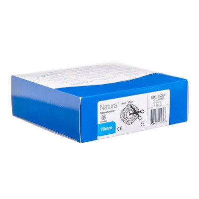 CONVATEC NATURA FLEXIBLE, išmatų rinktuvų plokštelė, kerpama, lanksti, 5 vnt., 70 mm