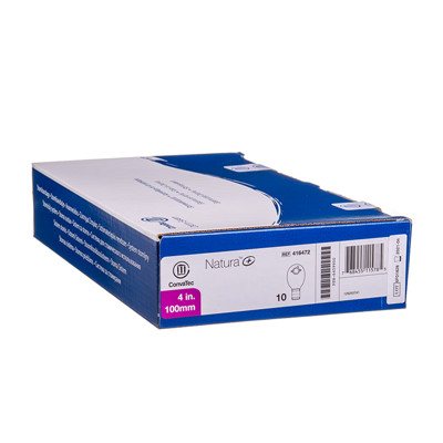 CONVATEC NATURA+, išmatų rinktuvų atviri maišeliai, 10 vnt. su filtru INVISICLOSE, dvigubu užsegimu, 100 mm