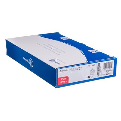 CONVATEC NATURA +, išmatų rinktuvų atviri maišeliai, 10 vnt., su INVISICLOSE, filtru, dvigubu užsegimu, 57 mm