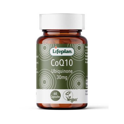 CoQ10 30 mg LIFEPLAN, kofermentas Q10 30 mg 60 kapsulių
