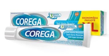 COREGA EXTRA STRONG dantų protezų ypač stiprios fiksacijos švelnaus mėtų skonio kremas, 70 g