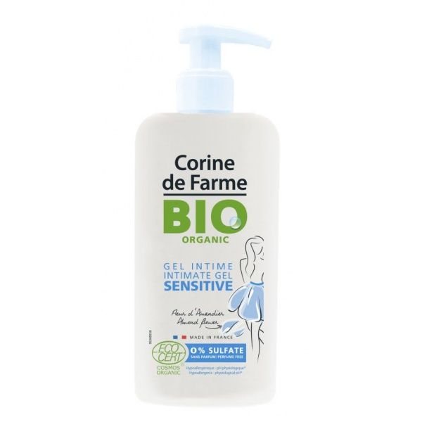 CORINE DE FARME intymios higienos gelis BIO ORGANIC SENSITIVE, 250 ml