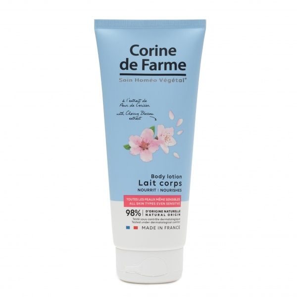 CORINE DE FARME kūno losjonas su vyšnių žiedų ekstraktu, 200 ml