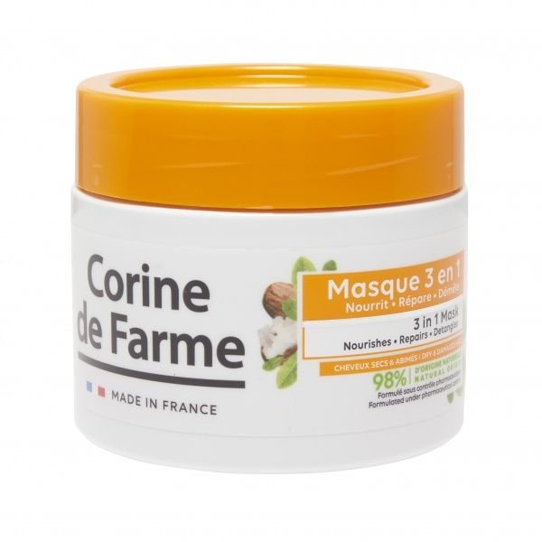 CORINE DE FARME plaukų kaukė NOURISHES 3IN1, 300 ml
