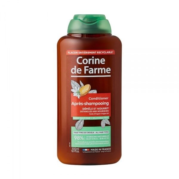 CORINE DE FARME plaukų kondicionierius su arganų aliejumi CONDITIONER ARGAN OIL, 500 ml