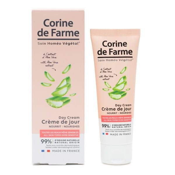 CORINE DE FARME veido kremas su alavijo ekstraktu, 50 ml