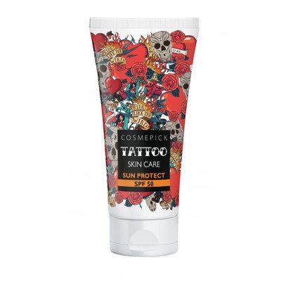 Cosmepick apsauginis kremas tatuiruotai odai SPF 50, 50 ml