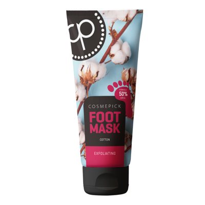 Cosmepick šveičiamoji pėdų kaukė su 50 % karbamido, 80 ml