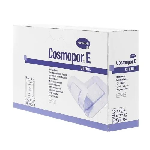 COSMOPOR E lipnus chirurginis pleistras, 25 vnt., 20 x 8 m