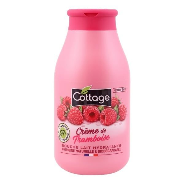 COTTAGE dušo pienelis CREME DE FRAMBOISE, 250 ml