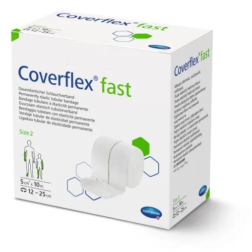 Coverflex® Fast tubuliarinis tvarstis x 10 m, 2 dydis, 1 vnt., 5 cm