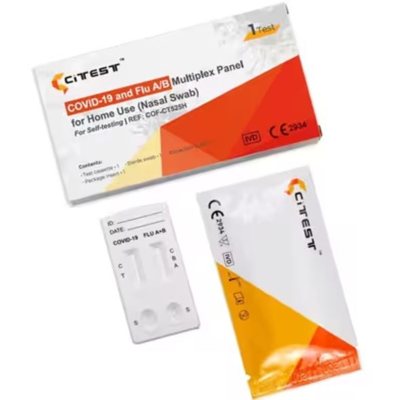 Covid-19 ir gripo A/B kombinuotas greitasis testas, 1 vnt
