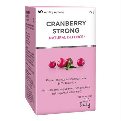 CRANBERRY STRONG, 60 tablečių