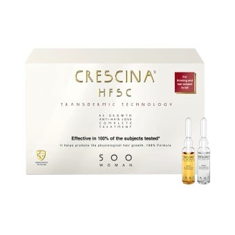 CRESCINA ampulių kompleksas moterims TRANSDERMIC COMPLETE TREATMENT 500, 40 ampulių