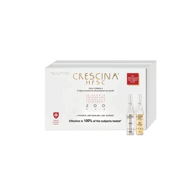 CRESCINA kompleksas vyrams plaukų atauginimui ir nuo plaukų slinkimo HFSC 200, N20, 3.5 ml